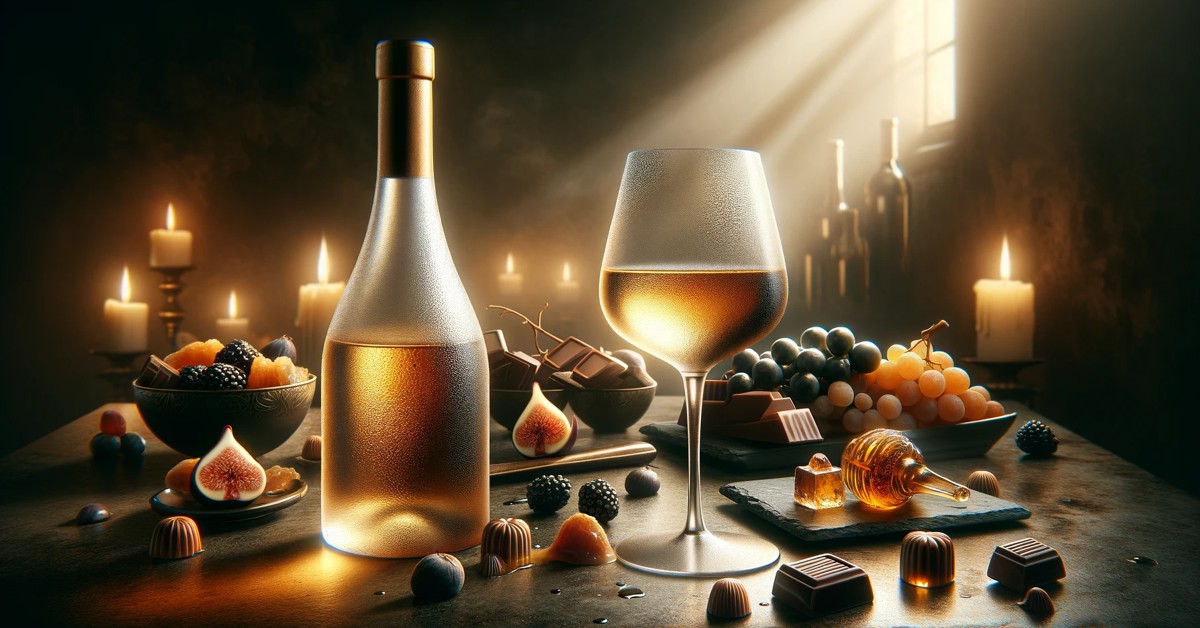 Qual o vinho mais doce? (Imagem gerada por IA)