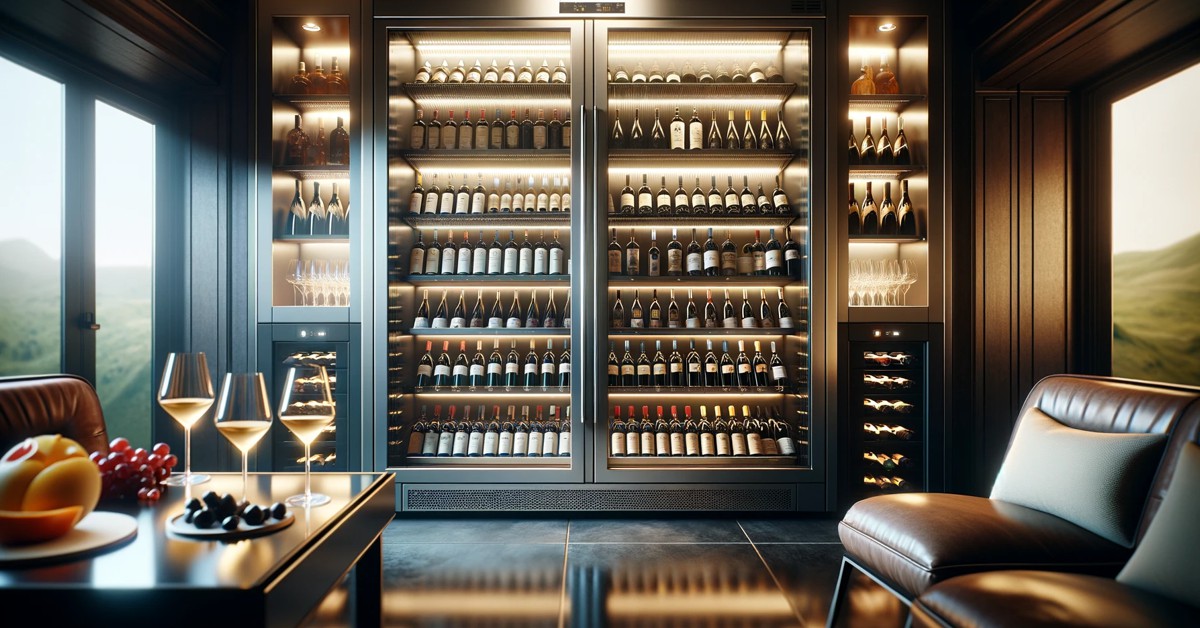Adega Climatizada: O Armazenamento Perfeito para Seus Vinhos (Imagem gerada por IA)
