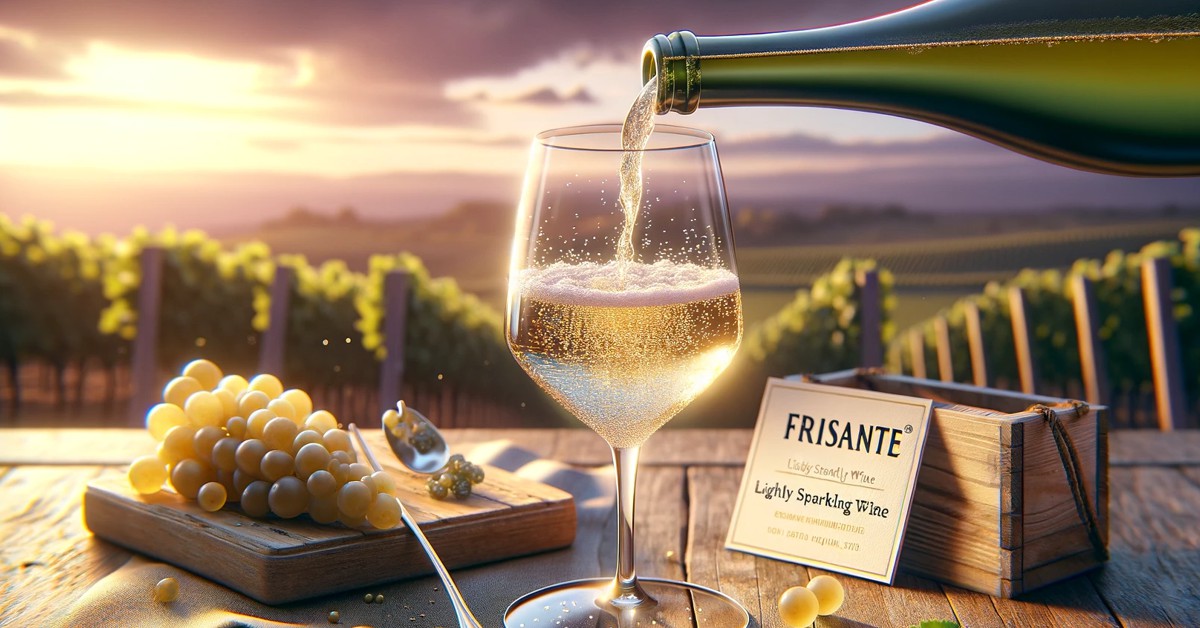O que é Vinho Frisante (Imagem gerada por IA)