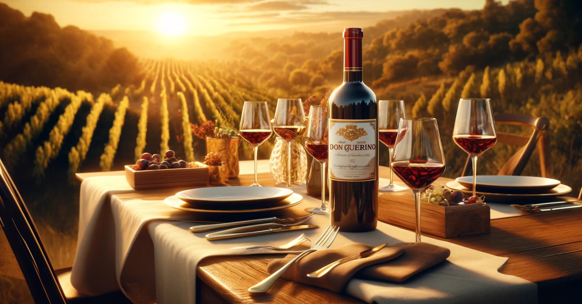 Explorando a Essência do Vinho Don Guerino (Imagem gerada por IA)