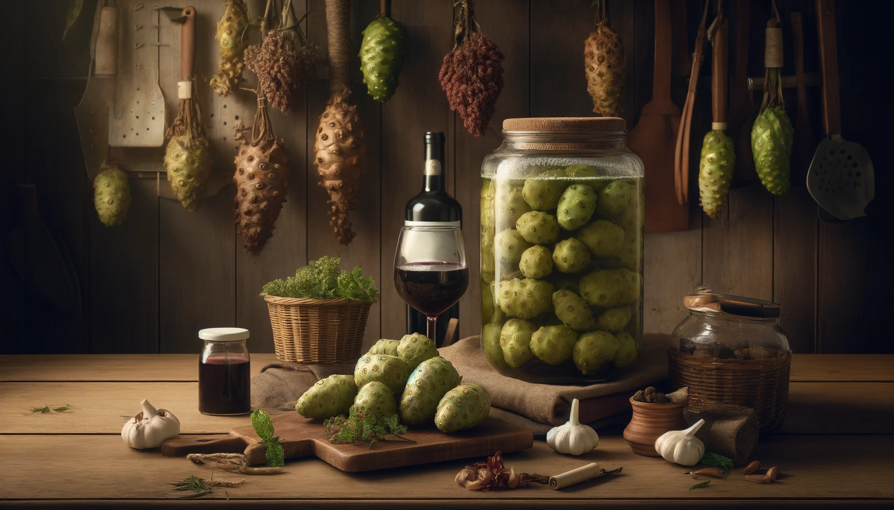 Como fazer garrafada de Noni com vinho?