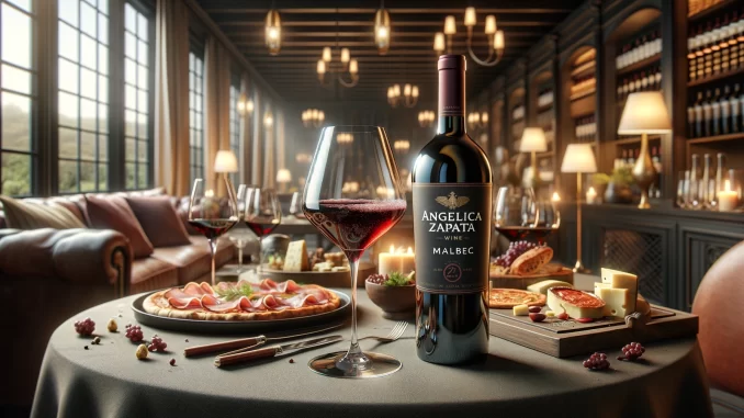 Vinho Angelica Zapata Malbec (Imagem gerada por IA)