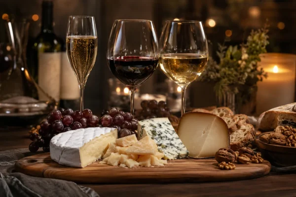 Queijo para comer com vinho harmonização