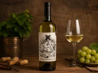 Cordero con piel de lobo blanco de blancas
